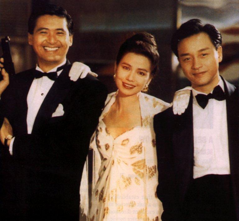 A film still of "Once a Thief" (1991).