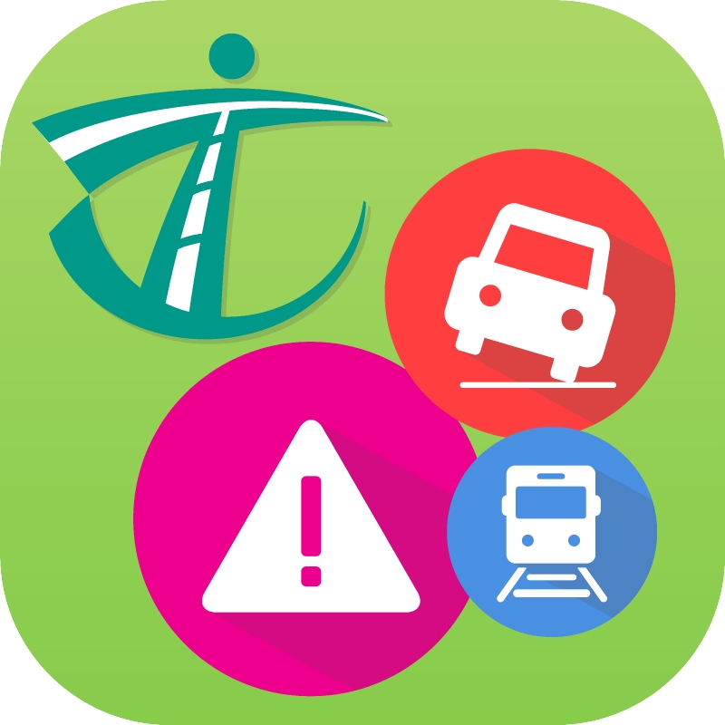 To strengthen information dissemination during traffic incidents, the Transport Department today (September 24) launched the "eTraffic News" mobile application to provide members of the public with incident details as soon as possible for advance journey planning. Photo shows the icon of the "eTraffic News" mobile application.

