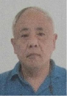 Wong Ka-hing, aged 64, is about 1.7 metres tall, 70 kilograms in weight and of fat build. He has a round face with yellow complexion and short greyish white hair. He was last seen wearing a blue T-shirt, Khaki shorts, blue sandals, carrying a black waist bag and a black walking stick.