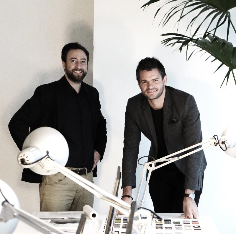 Two British entrepreneurs announced today (October 19) that they have launched Studio X, a brand experience design agency in Hong Kong focused on innovation. Pictured are Project Director and co-founder of Studio X Mr Sam Bradley (left) and Creative Director and co-founder of Studio X Mr Rufus Turnbull.