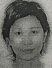 She is about 1.6 metres tall, 47 kilograms in weight and of thin build. She has a round face with yellow complexion and long straight black hair. She was last seen wearing a white T-shirt, blue jeans and red sandals.