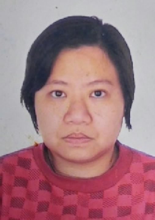 Leung Yuk-yin, aged 49, is about 1.5 metres tall, 60 kilograms in weight and of fat build. She has a round face with yellow complexion and long black hair. She was last seen carrying a multicoloured shoulder bag.