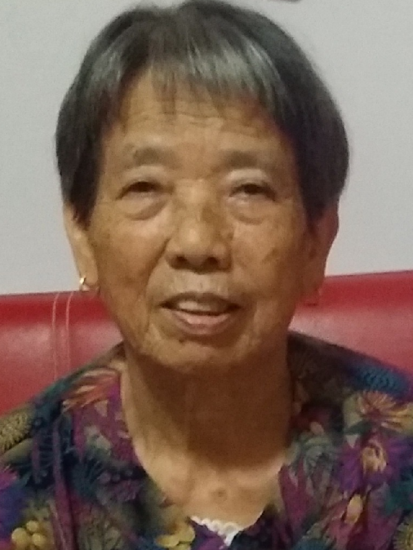Zeng Dao-xiang, aged 75, is about 1.5 metres tall, 45 kilograms in weight and of thin build. She has a round face with yellow complexion and short straight grey hair. She was last seen wearing a jacket and trousers with purple and black pattern, black shoes and carrying a black sling bag.