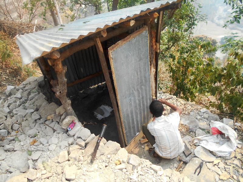 Earthquake victims in Nepal received solar lights, corrugated galvanised iron sheets, repair tools and plastic latrines distributed by the relief organisation.
