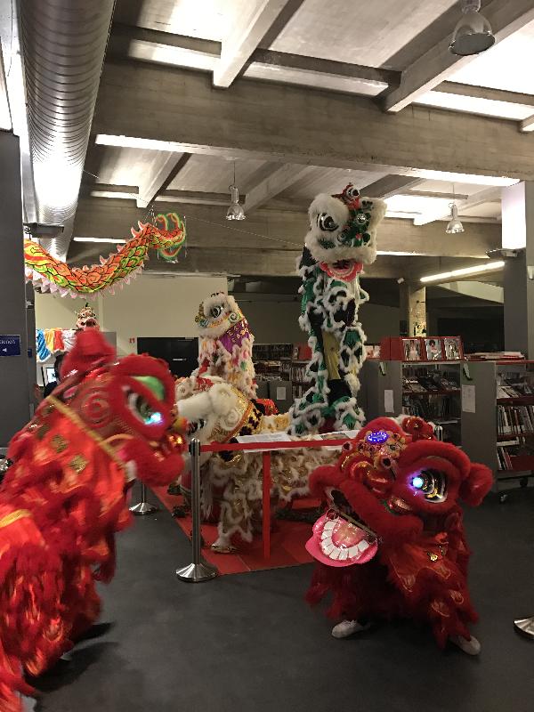 The Legends of Lion Dance exhibition would not have been complete without a real Lion Dance.