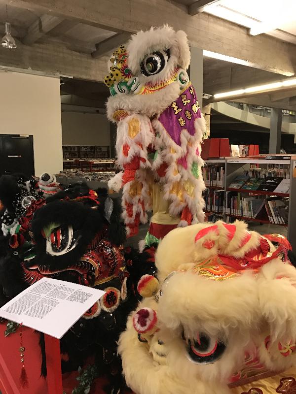 The exhibits of the Legends of Lion Dance exhibition in Belgium were brought over to Antwerp from Hong Kong.