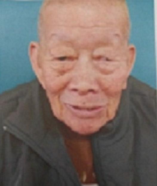 Tang Loy-hing, aged 83, is about 1.6 metres tall, 60 kilograms in weight and of medium build. He has a long face with yellow complexion and short white straight hair. He was last seen wearing a brown and green jacket, black trousers and blue slippers.