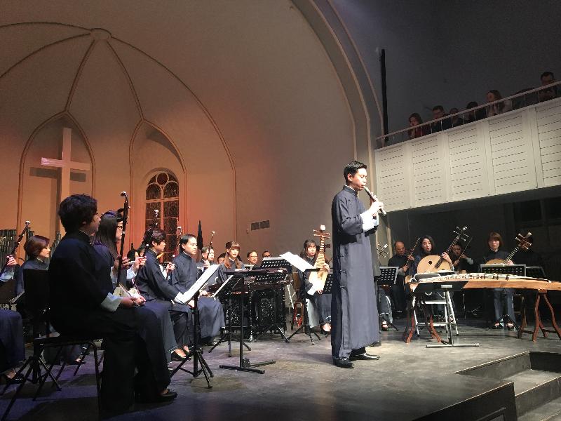 香港中樂團於二月十六日（俄羅斯時間）在聖彼得堡舉行音樂會，馬瑋謙在音樂會上吹奏管子。