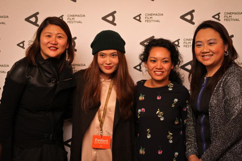 The 10th CinemAsia Film Festival opened in Amsterdam, the Netherlands, on March 7 (Amsterdam time). Photo shows (from left) the Festival Director of the CinemAsia Film Festival, Ms Lorna Tee; co-producer of “Mad World” Heiward Mak; the Managing Manager of the CinemAsia Film Festival, Ms Rapti Miedema; and the Deputy Representative of the Hong Kong Economic and Trade Office, Brussels, Miss Alice Choi, attending the Festival's opening.