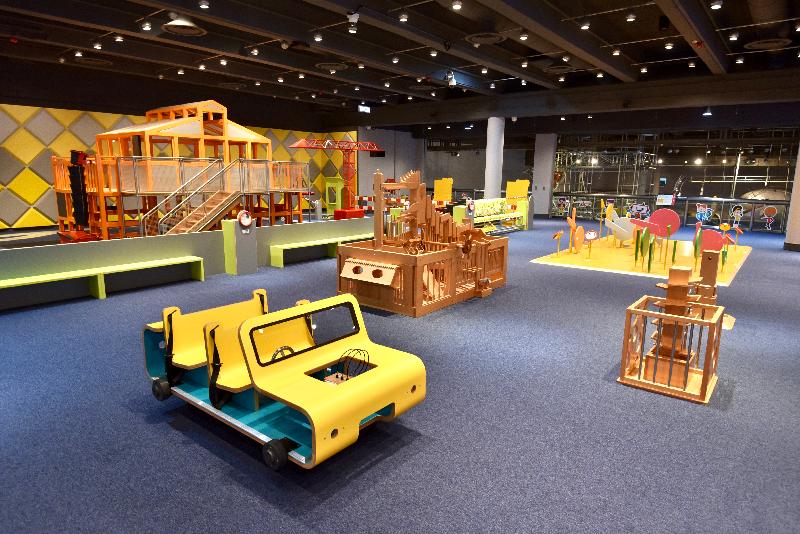 The opening ceremony of new Children's Gallery and special exhibition entitled "Miffy and the Ocean" was held today (April 5) at the Hong Kong Science Museum. Photo shows the new Children's Gallery made by Universcience in France.