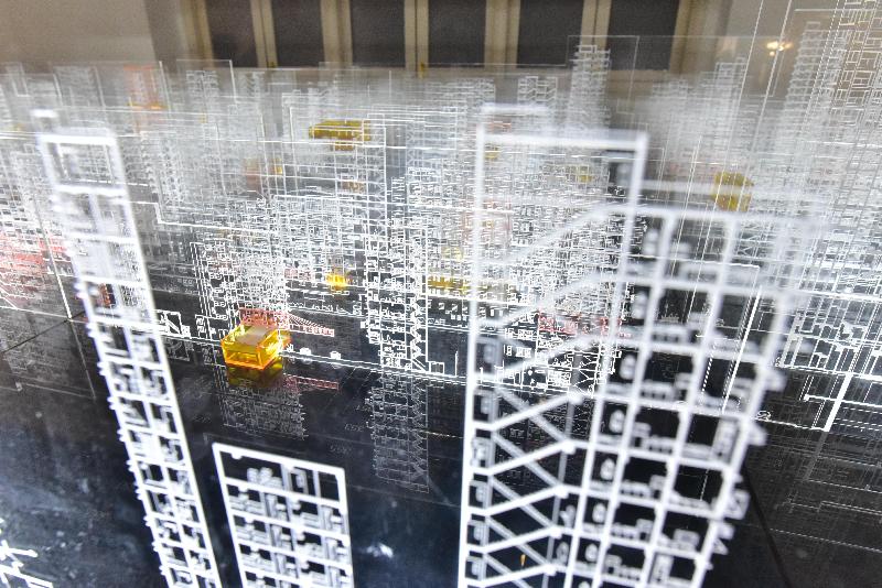 Stratagems in Architecture - "The 15th Venice Biennale International Architecture Exhibition" Hong Kong Response Exhibition is running until May 30 at Oi! in North Point. Photo shows architect Mr Jason Tang's design "Spatial Poverty and Diversity".
