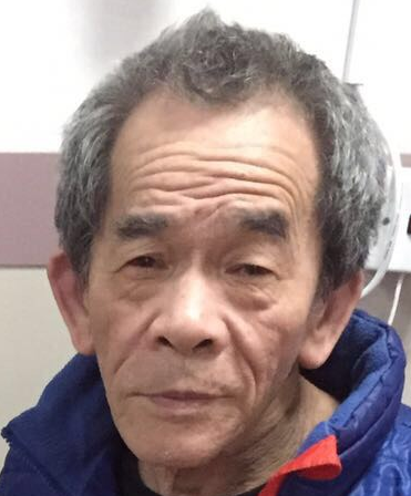 Ip Shiu-fai, aged 71, is about 1.5 metres tall, 42 kilograms in weight and of thin build. He has a long face with yellow complexion and short black and grey hair. He was last seen wearing a short-sleeve shirt with black and grey stripes, deep blue trousers and a pair of black and grey sandals.