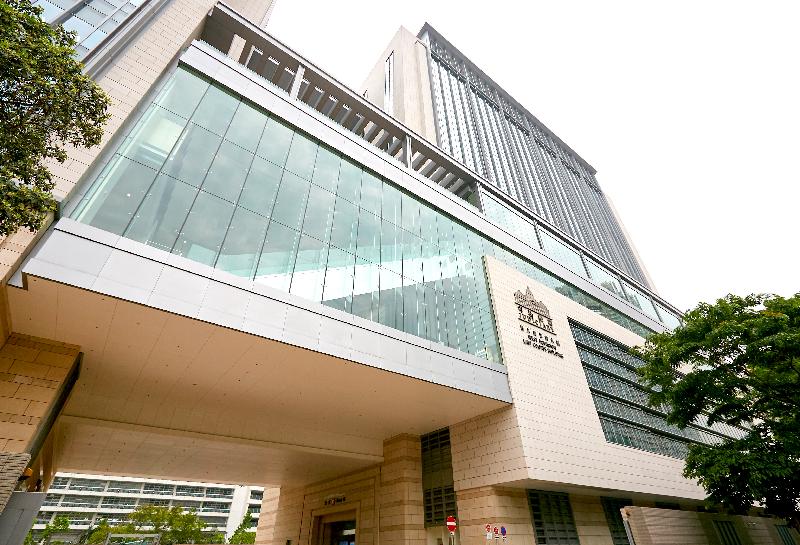The Chief Justice of the Court of Final Appeal, Mr Geoffrey Ma Tao-li, officiated at the opening ceremony of the West Kowloon Law Courts Building today (May 12). Picture shows the West Kowloon Law Courts Building.