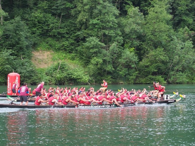The 26th dragon boat races in Eglisau, Switzerland, were held on June 24 and 25 (Eglisau time).