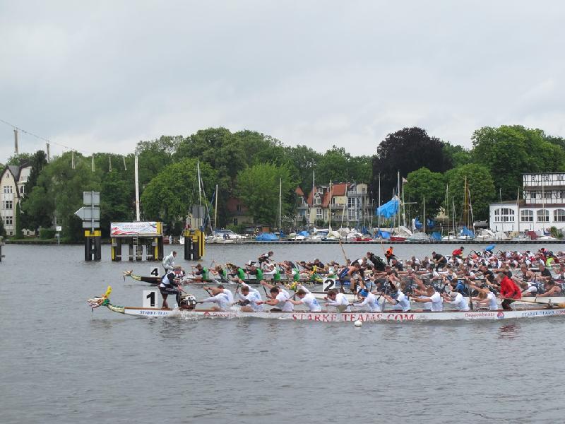 Teams compete in the Berlin City Cup dragon boat races held in Berlin, Germany, on July 1 and 2 (Berlin time) and supported by the Hong Kong Economic and Trade Office, Berlin.