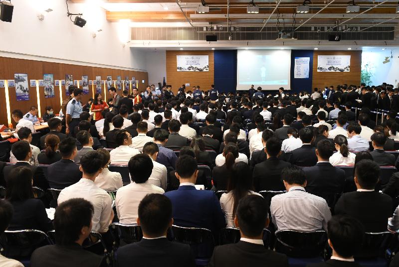 The Hong Kong Police Force today (July 22) organised the Police Recruitment Day (Summer) at Police Headquarters, recruiting Probationary Inspectors, Recruit Police Constables and Police Constables (Auxiliary)