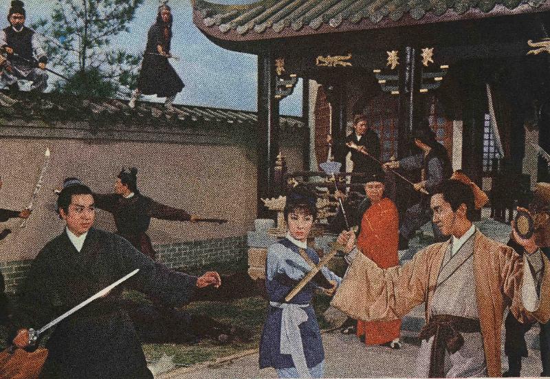 To commemorate Betty Loh Ti's 80th birth anniversary, the Hong Kong Film Archive of the Leisure and Cultural Services Department will present "Beauty in Myriad Shades: A Tribute to Betty Loh Ti on Her 80th Birth Anniversary" from August 25 to September 30, screening 21 of Loh's films. Picture shows a film still of "Duel at the Supreme Gate" (1968).