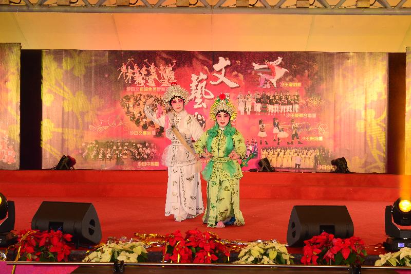 Celebration of the 20th Anniversary of the Establishment of the HKSAR - Sha Tin Arts Variety Show 2017 will be staged at the Sha Tin Park Amphitheatre on September 17 (Sunday). Photo shows a Chinese opera performance at an earlier event.