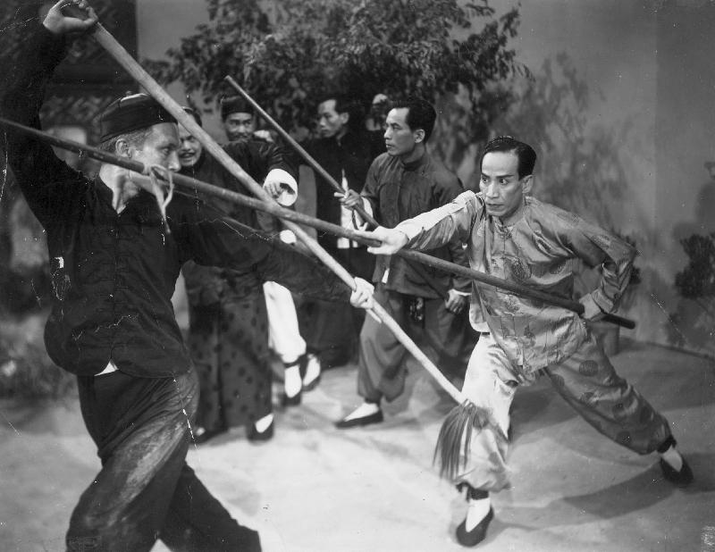 The Hong Kong Film Archive of the Leisure and Cultural Services Department will commence another mini-showcase of "100 Must-See Hong Kong Movies" at North District Town Hall in November. Picture shows a film still of "The Story of Wong Fei-hung, Part One: Wong Fei-hung's Whip that Smacks the Candle" (1949).