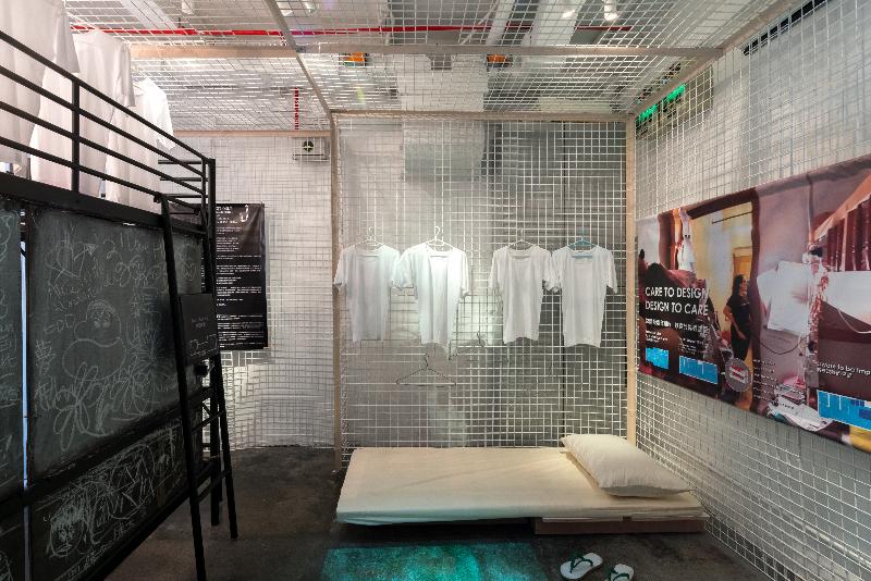 The "Play to Change" art project, which was presented by the Leisure and Cultural Services Department and co-organised by Oi! and the Hong Kong Institute of Architects, has won Japan's Good Design Award 2017. Photo shows the "Play to Live" exhibition, which focused on living conditions in sub-divided housing.