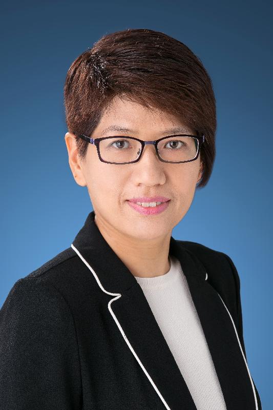 Political Assistant to the Financial Secretary, Ms Ho Chui-ping.