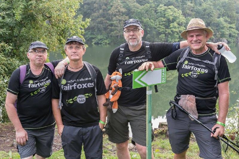 With the support of the Hong Kong Economic and Trade Office in Brussels (HKETO, Brussels), a Belgian team, Fairfoxes, participated in and raised the largest sum of money for charity in the Oxfam Trailwalker held in Belgium from August 26 to 27 was sponsored to take part in the Oxfam Trailwalker 2017 held in Hong Kong.  