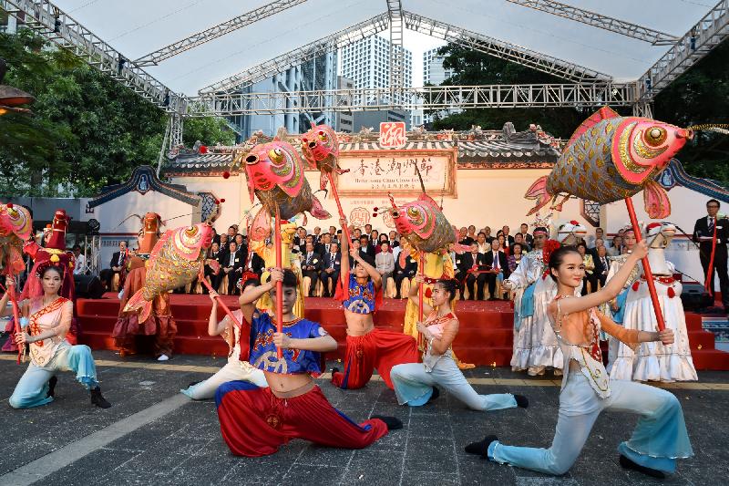 The 2017 Hong Kong Chiu Chow Festival will be held from December 6 to 10 (Wednesday to Sunday) at Chater Garden in Central. Photo shows a performance at last year's event. 