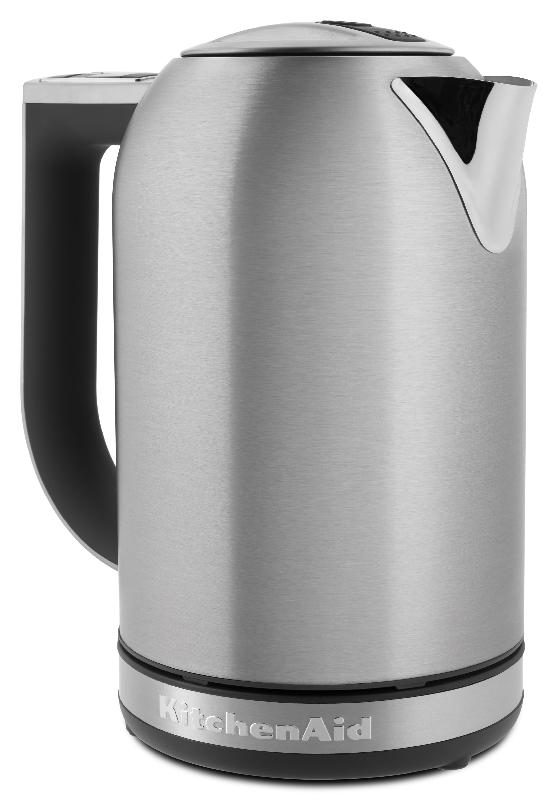 The Electrical and Mechanical Services Department today (March 24) urged the public to stop using three models of KitchenAid electric kettles as there is a potential risk of the kettle handle being displaced which could cause danger. Photo shows one of the electric kettles of model number 5KEK1722BSX.