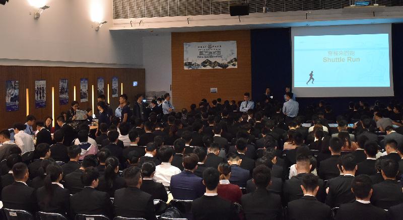 The Hong Kong Police Force today (April 7) holds the Police Recruitment Day (Spring) at Police Headquarters, recruiting Probationary Inspectors, Recruit Police Constables and Police Constables (Auxiliary).