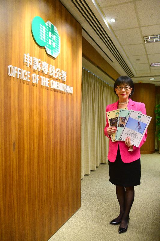 The Ombudsman, Ms Connie Lau, holds a press conference today (April 17).
