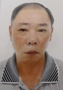 Leung Siu-yeung, aged 63, is about 1.6 metres tall, 59 kilograms in weight and of normal build. He has a long face with yellow complexion and short black hair. He was last seen wearing a black long-sleeved shirt, light-coloured trousers, and a pair of white shoes.
