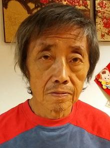 Woo Kai-yuen, aged 66, is about 1.5 metres tall, 55 kilograms in weight and of medium build. He has a long face with yellow complexion and short grey straight hair. He was last seen wearing a black T-shirt, black shorts and a pair of brown slippers.
