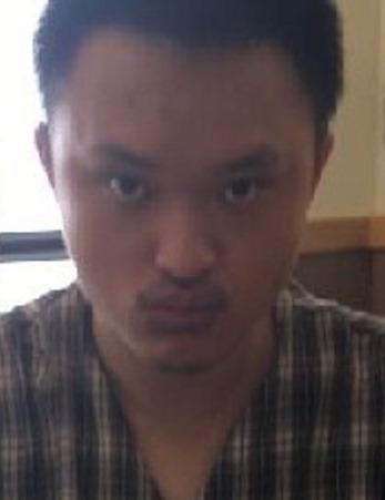 Lam Bing-chor, aged 25, is about 1.7 metres tall, 58 kilograms in weight and of medium build. He has a square face with yellow complexion and short straight black hair. He was last seen wearing grey trousers and slippers.