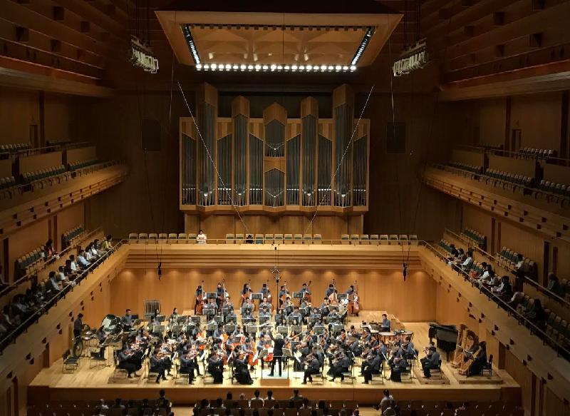 亚洲青年管弦乐团今日（八月二十四日）在日本东京Opera City音乐厅演出。