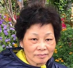Lam Choi-wan, aged 65, is about 1.52 metres tall, 50 kilograms in weight and of thin build. She has a pointed face with yellow complexion and short black curly hair. She was last seen wearing a blue and white long-sleeved shirt with stripe pattern, black sweater, blue jeans, light grey and pink shoes, and carrying a red plastic bag and a watch.