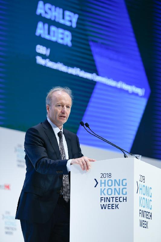 The Chief Executive Officer of the Securities and Futures Commission, Mr Ashley Alder, announced the new regulatory approach for virtual assets during Hong Kong Fintech Week on November 1.