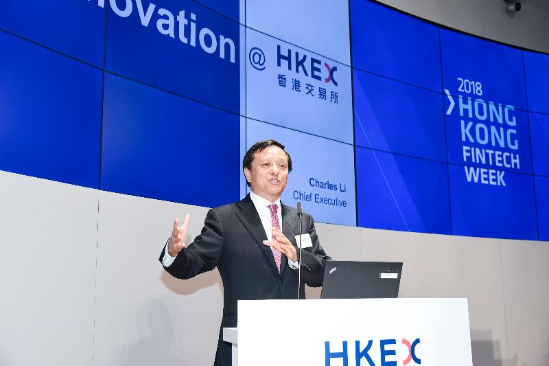 The Chief Executive of the Hong Kong Stock Exchange (HKEX), Mr Charles Li, said that HKEX was exploring an innovative, blockchain-powered solution for northbound post-trade allocations and settlement under Stock Connect during Hong Kong Fintech Week on October 30.