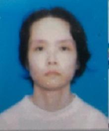 Lui Wai-lin, aged 41, is about 1.65 metres tall, 50 kilograms in weight and of thin build. She has a pointed face with yellow complexion and short straight black hair. She was last seen wearing a yellow long-sleeved T-shirt, black trousers and pink plastic shoes.