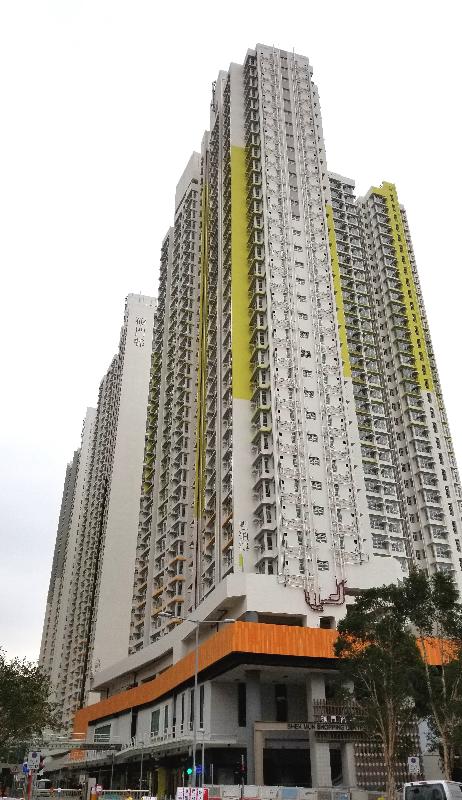 Located at On Muk Street in Shek Mun, Sha Tin, three of the four domestic blocks at Shek Mun Estate Phase II began residential intake today (February 11).
