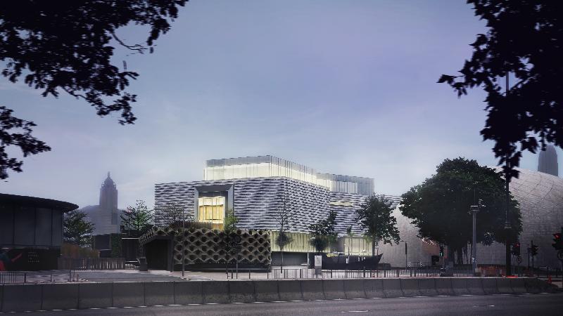 After major expansion and renovation, the Hong Kong Museum of Art will be reopening in November this year. Picture shows the outlook of the museum after renovation.