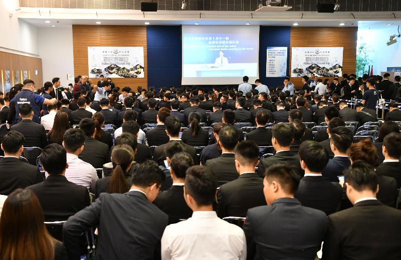 The Hong Kong Police Force today (April 6) holds the Police Recruitment Day (Spring) at the Police Headquarters to recruit Probationary Inspectors, Recruit Police Constables and Police Constables (Auxiliary).