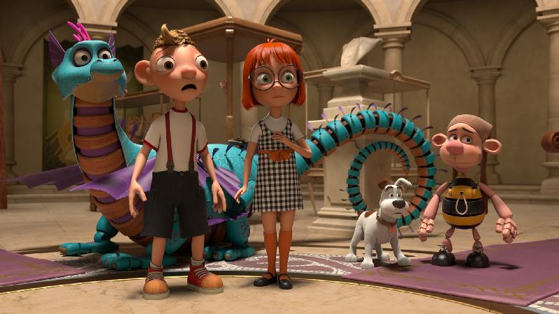 The Film Programmes Office of the Leisure and Cultural Services Department will present the International Children's and Youth Film Carnival 2019 with a selection of international animations, feature films and short films, offering not-to-be-missed summer entertainment. Photo shows a film still of "Harvie and the Magic Museum" (2017).