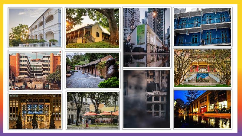 The Commissioner for Heritage's Office of the Development Bureau will hold the "Winning Entries of Revitalised Historic Buildings Instagram Photo Competition" roving exhibition from August 6 to December 31. Picture shows winning entries of the competition.