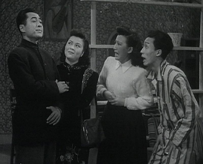 The Hong Kong Film Archive of the Leisure and Cultural Services Department will present "One Tale, Two Cinemas" as part of its "Archival Gems" series. From October 6 to May 3, 2020, a total of eight films in connection with Shanghai will be screened. Photo shows a film still of "Orioles Banished from the Flowers" (1948). 