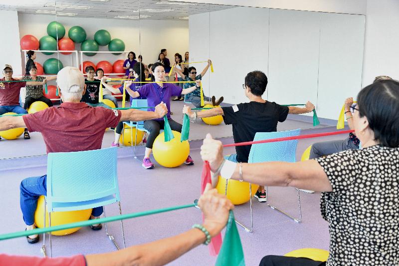 The Kwai Tsing District Health Centre will formally commence service on September 25. Members of the public can join the physical activities held at the centre.