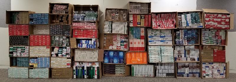 Hong Kong Customs conducted an anti-illicit cigarette operation in Tuen Mun yesterday (January 3) and seized about 420 000 suspected illicit cigarettes with an estimated market value of about $1.18 million and a duty potential of about $810 000.