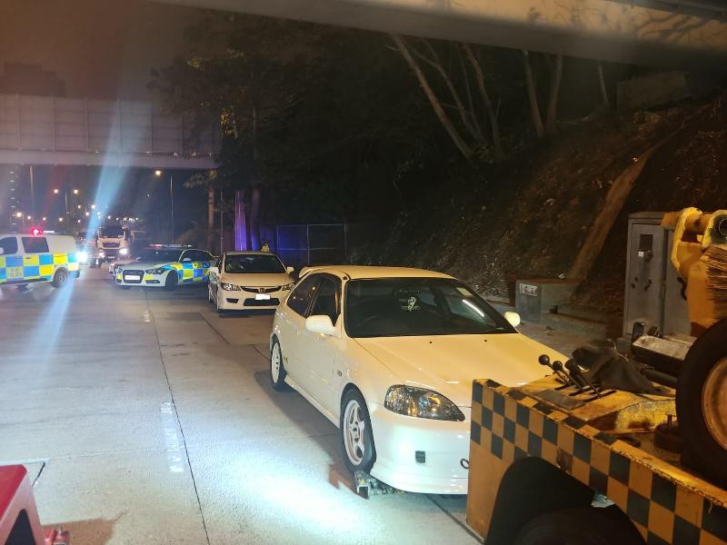 Police Kowloon West Region conducted an enforcement operation between January 13 and 29 to combat illegal modification of vehicles and other traffic offences such as drink driving.