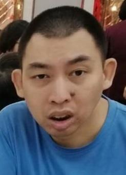 Wan Ho-yin, aged 37, is about 1.65 metres tall, 63 kilograms in weight and of medium build. He has a pointed face with yellow complexion and short black hair. He was last seen wearing a blue long jacket, a shirt with black and white stripes, grey trousers and slippers.