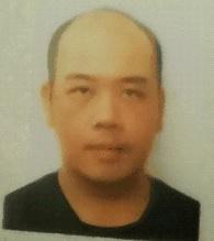Chan Kwok-wai, aged 37, is about 1.7 metres tall, 75 kilograms in weight and of fat build. He has a round face with yellow complexion and short black hair. He was last seen wearing a black cap, a black face mask, a black short-sleeved shirt, black trousers, white shoes and carrying a black backpack.