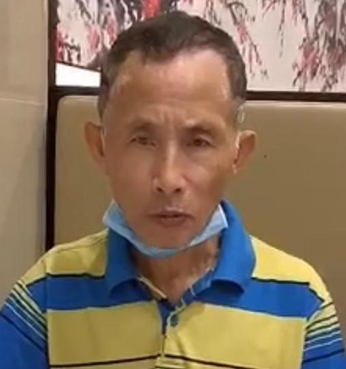 Yang Sibi, aged 71, is about 1.5 metres tall, 50 kilograms in weight and of thin build. He has a pointed face with yellow complexion and short white hair. He was last seen wearing a polo shirt with yellow and blue stripes, black shorts, and dark-coloured shoes.